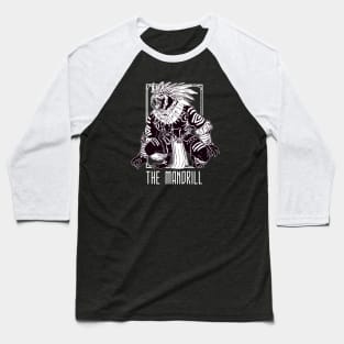 THE MANDRILL (BLACK BG) Baseball T-Shirt